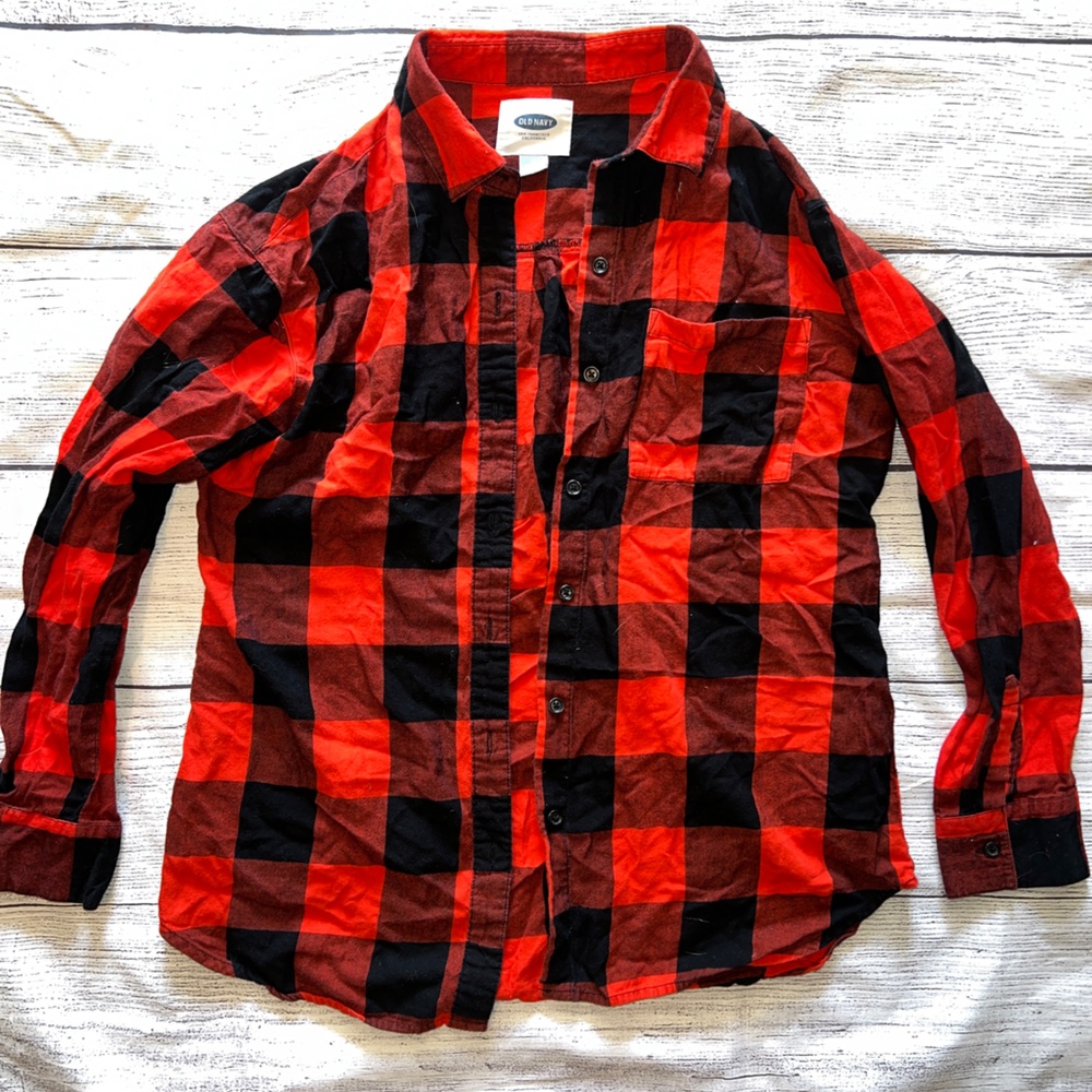 Plaid flannel shirt